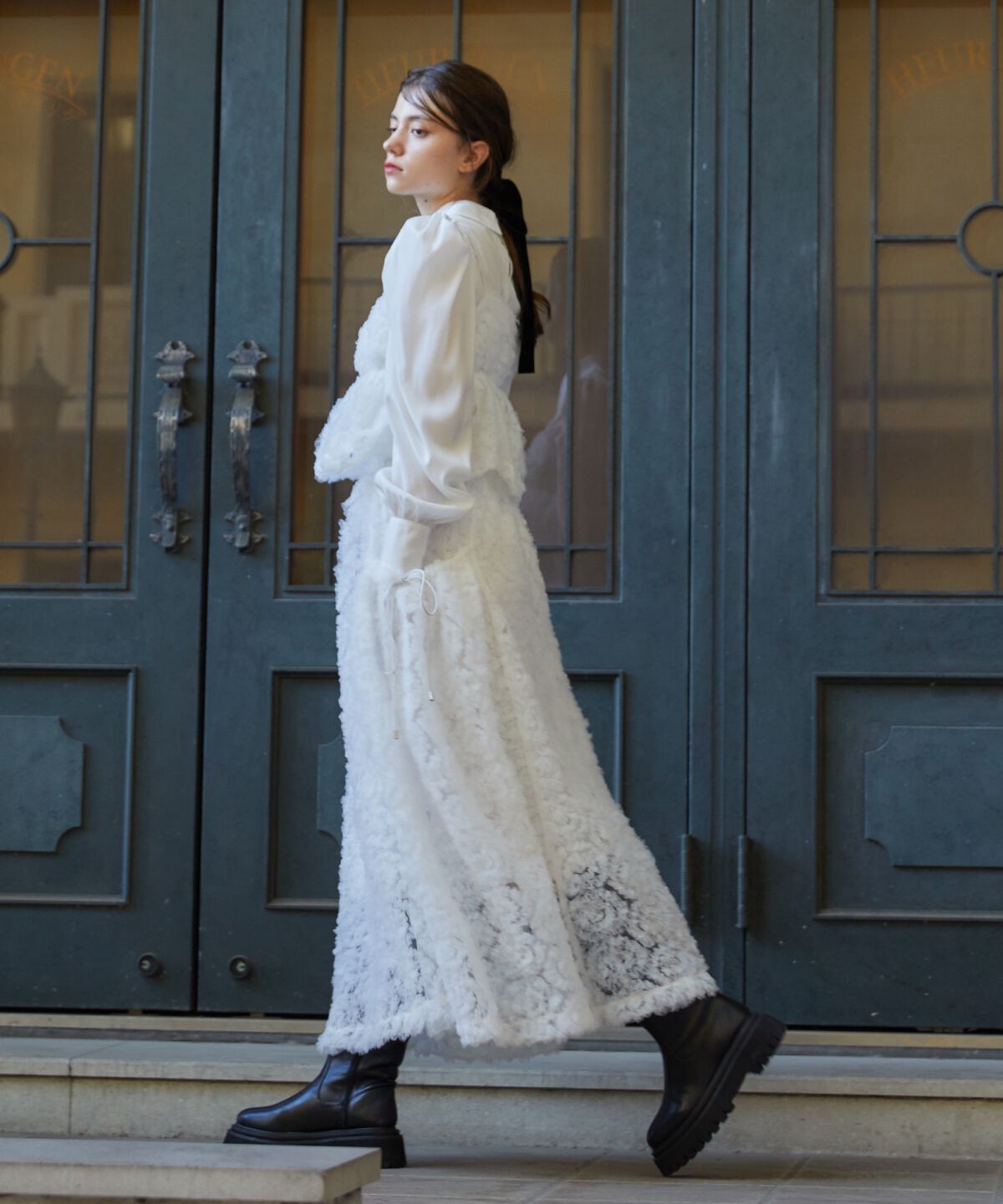 REDYAZEL「チュールボリュームスカート」|フレア|