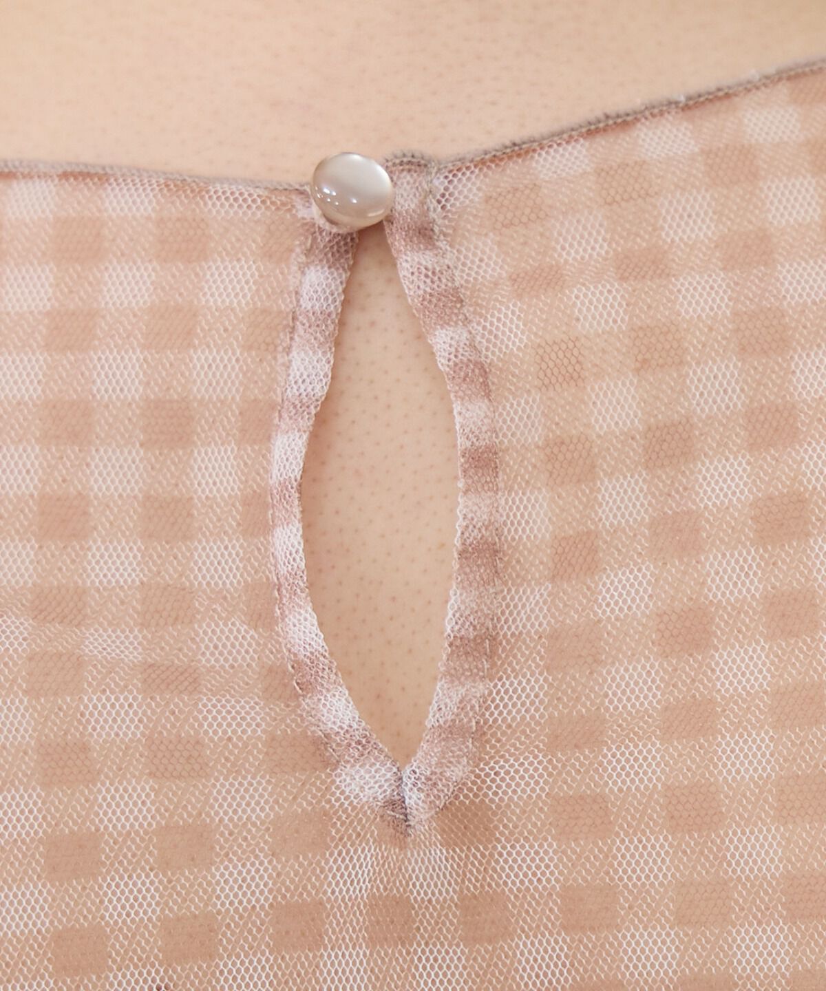 REDYAZEL「ギンガムチェックチュールトップス」|シャツ・ブラウス|