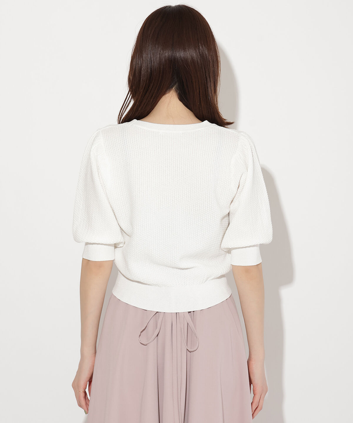 WILLSELECTION「リボンラメニットプルオーバー」|ニット・セーター|