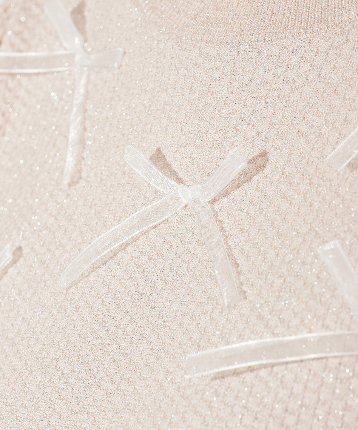 WILLSELECTION「リボンラメニットプルオーバー」|ニット・セーター|