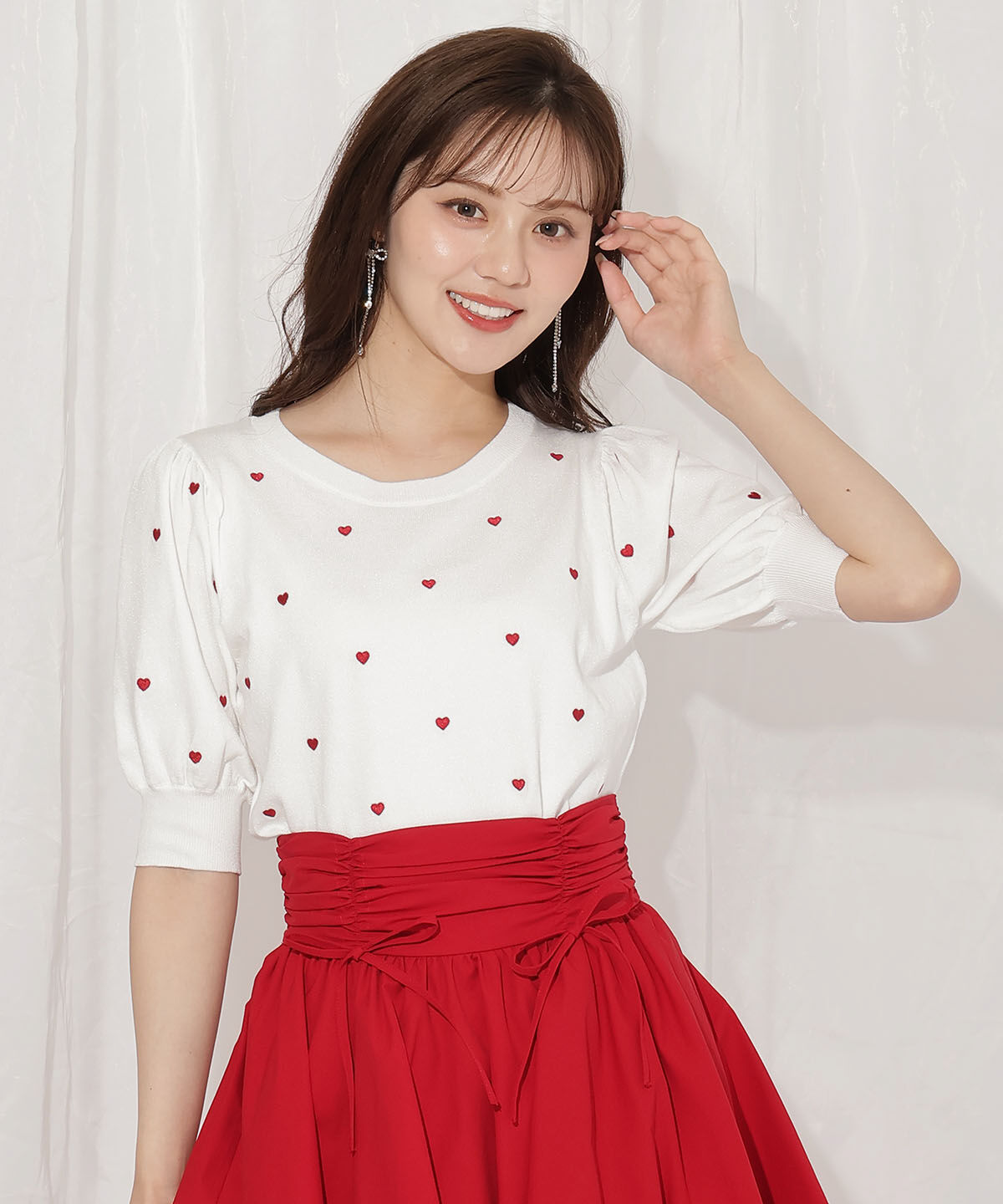 WILLSELECTION「バリエーションニット（ハート）」|ニット・セーター|