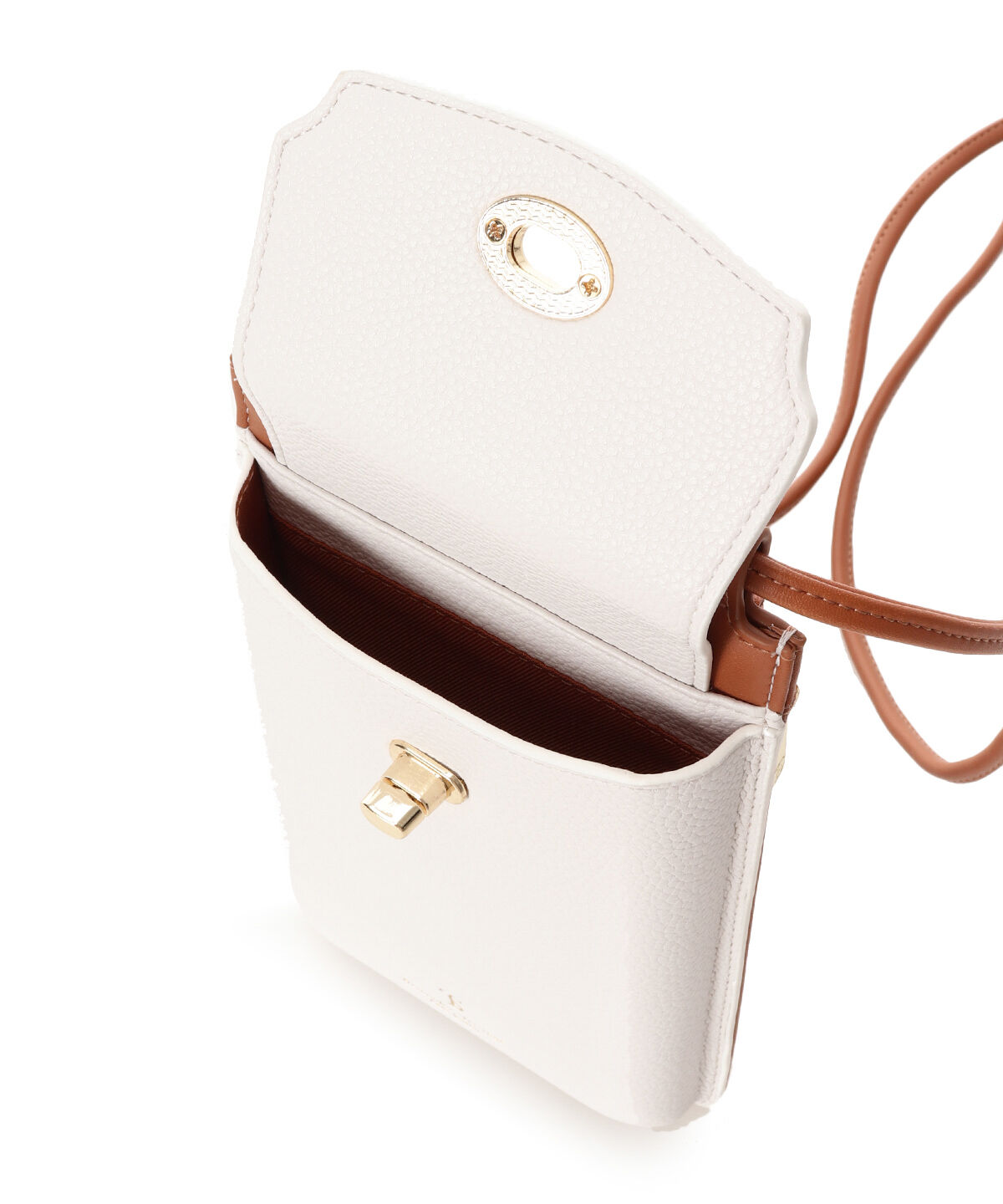 Samantha Thavasa Petit Choice「フラップバイカラースマホショルダー」|ショルダー・メッセンジャー|