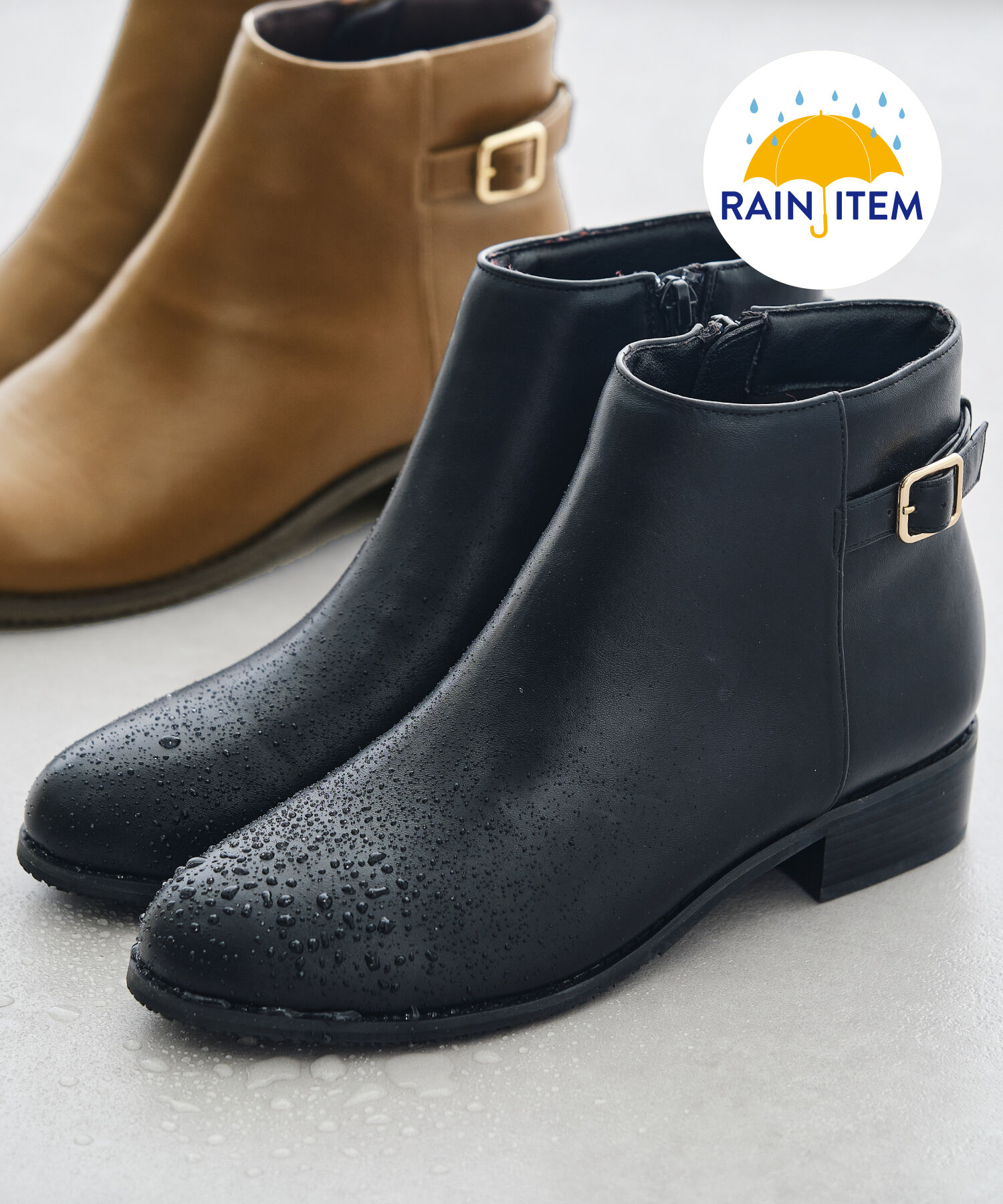 ORiental TRaffic「サイドベルトレインブーツ/R-0012」|レインシューズ|