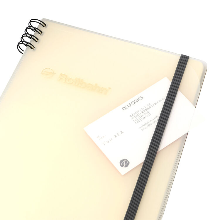 Rollbahn「【旅するロルバーン】ロルバーン フレキシブル カバー 360&deg; クリアポケットA5」|ステーショナリー|