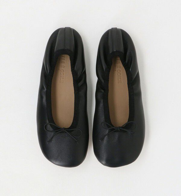 ODETTE E ODILE「シャーリングバレエ フラット10&uarr;」|バレエシューズ|