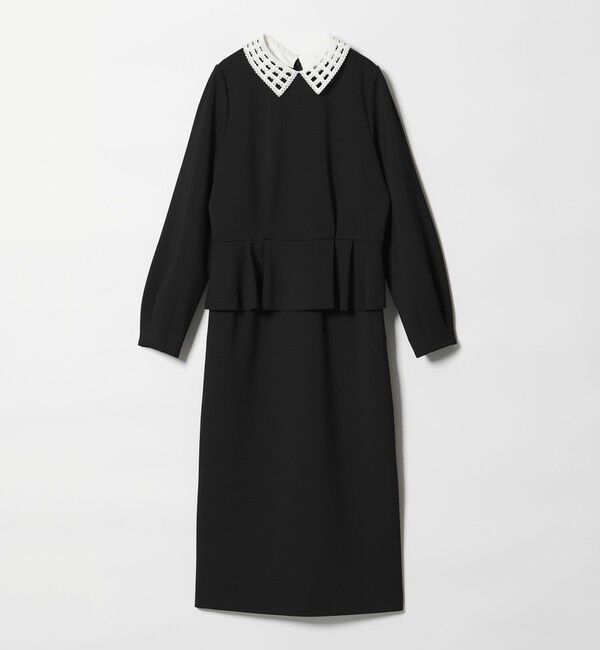 UNITED ARROWS「SPONGY ペプラム ワンピース」|ワンピース|