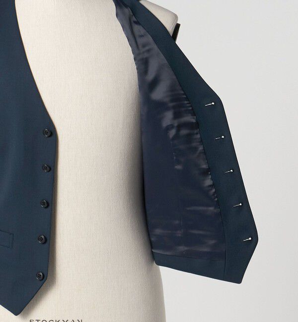 UNITED ARROWS green label relaxing「A+ TWPU サージ スリム 5B セットアップベスト -ウォッシャブル-」|スーツ|