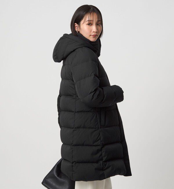 green label relaxing ロングダウンコート 黒 M フード フード ロング ダウン（UNITED ARROWS green label relaxing）｜ルミネ