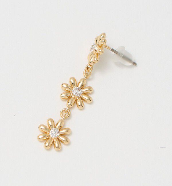 BEAUTY&YOUTH UNITED ARROWS「フラワーモチーフ ラインピアス」|ピアス|