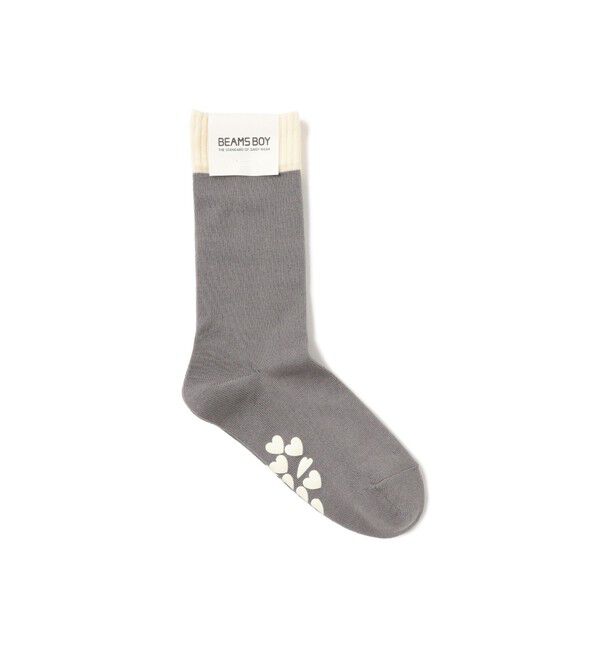 BEAMSBOY「発泡 プリント ソックス」|ソックス|GREY