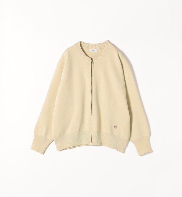 SHIPS any「《追加予約》【WEB限定】SHIPS any:〈洗濯機可能〉ジップアップ ニット ブルゾン カーディガン」|カーディガン|