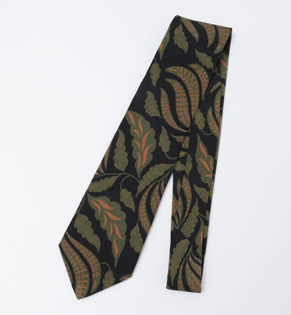SHIPS「SHIPS: ラグジュアリー ボヘミアン プリント ネクタイ」|ネクタイ・蝶ネクタイ|ブラック
