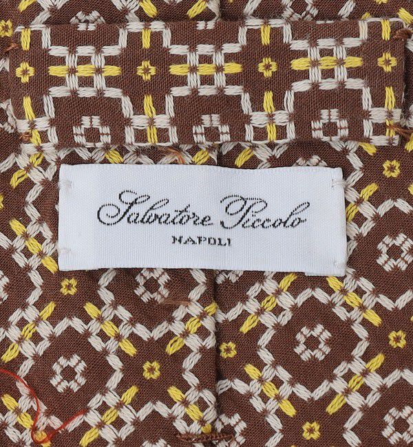 SHIPS「Salvatore Piccolo: コットン ブロイダリー ネクタイ」|ネクタイ・蝶ネクタイ|