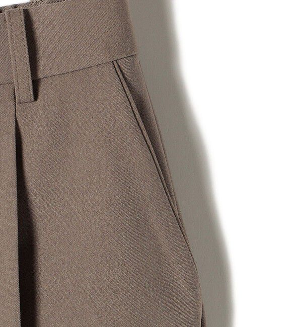 SHIPS for women「〈手洗い可能〉ツイル ストレッチ パンツ（セットアップ対応）」|スラックス|