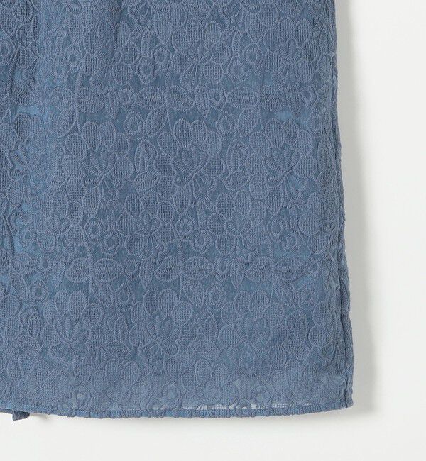 SHIPS any「SHIPS any:〈手洗い可能〉フラワーレース エンブロイダリー Iライン スカート」|スカート|