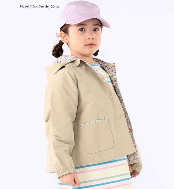 SHIPS KIDS「SHIPS KIDS:100～130cm / リバティ リバーシブル コート」|その他|