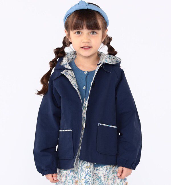 SHIPS KIDS「SHIPS KIDS:100～130cm / リバティ リバーシブル コート」|その他|ネイビー