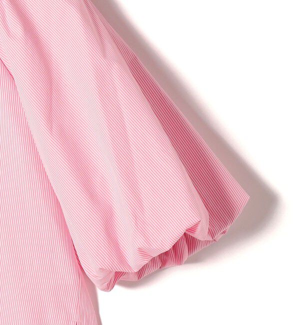 SHIPS for women「〈手洗い可能〉ストライプ バルーン ブラウス」|シャツ・ブラウス|