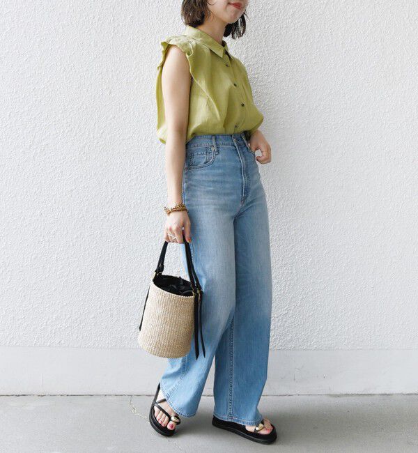 SHIPS for women「〈手洗い可能〉ラミー 4 ギャザー スリーブ ブラウス」|シャツ・ブラウス|