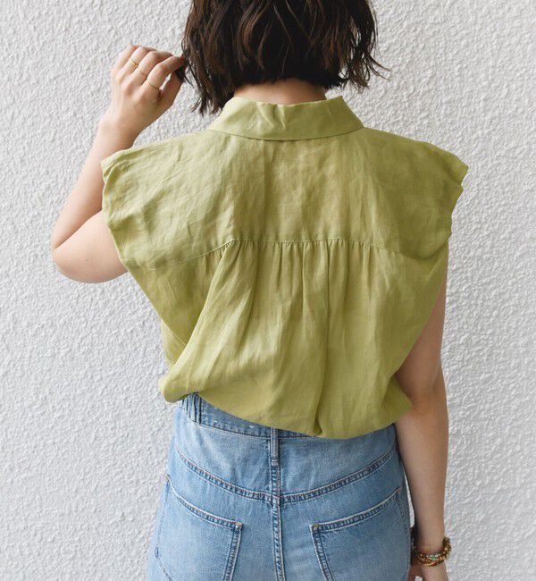 SHIPS for women「〈手洗い可能〉ラミー 4 ギャザー スリーブ ブラウス」|シャツ・ブラウス|