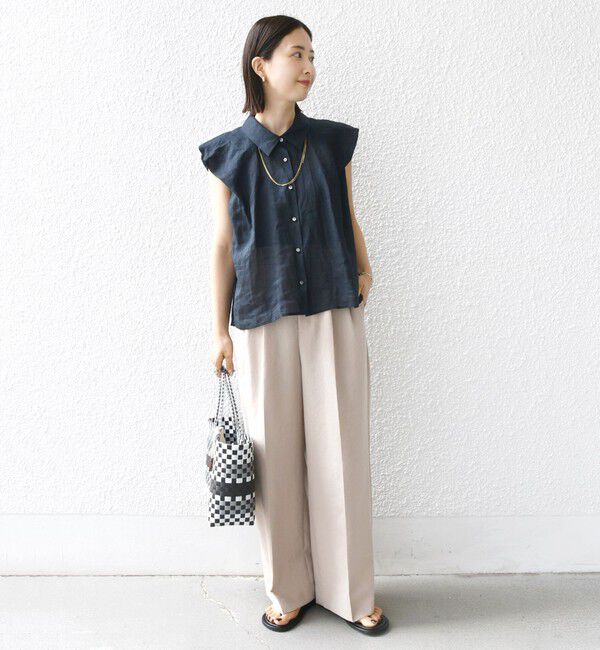 SHIPS for women「〈手洗い可能〉ラミー 4 ギャザー スリーブ ブラウス」|シャツ・ブラウス|