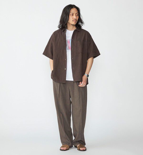 SHIPS「SHIPS: インディアン エンブロイダリー コットンヘンプ ウィークエンド シャツ」|シャツ・ブラウス|