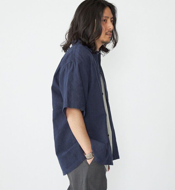 SHIPS「SHIPS: インディアン エンブロイダリー コットンヘンプ ウィークエンド シャツ」|シャツ・ブラウス|