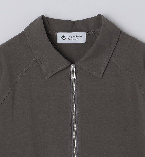 SHIPS「City Ambient Products: リラックス ハーフ ジップ ポロシャツ」|ポロシャツ|