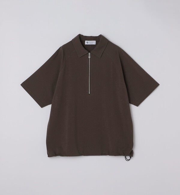 SHIPS「City Ambient Products: リラックス ハーフ ジップ ポロシャツ」|ポロシャツ|