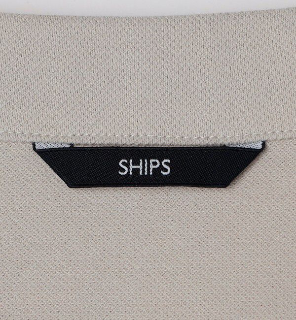SHIPS「SHIPS:〈遮熱/接触冷感/吸水速乾/紫外線カット〉カノコ スキッパー ポロシャツ」|ポロシャツ|