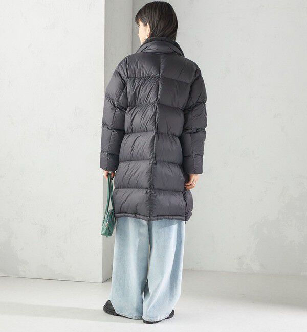 SHIPS別注】TAION:〈手洗い可能〉ネック ボア ダウン コート（SHIPS