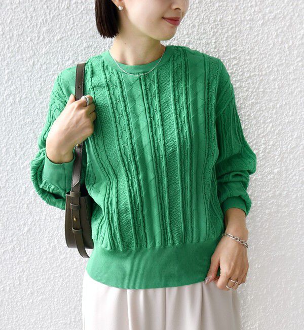 SHIPS for women「《予約》【WEB限定】〈手洗い可能〉レース 編み 2WAY カーディガン」|カーディガン|