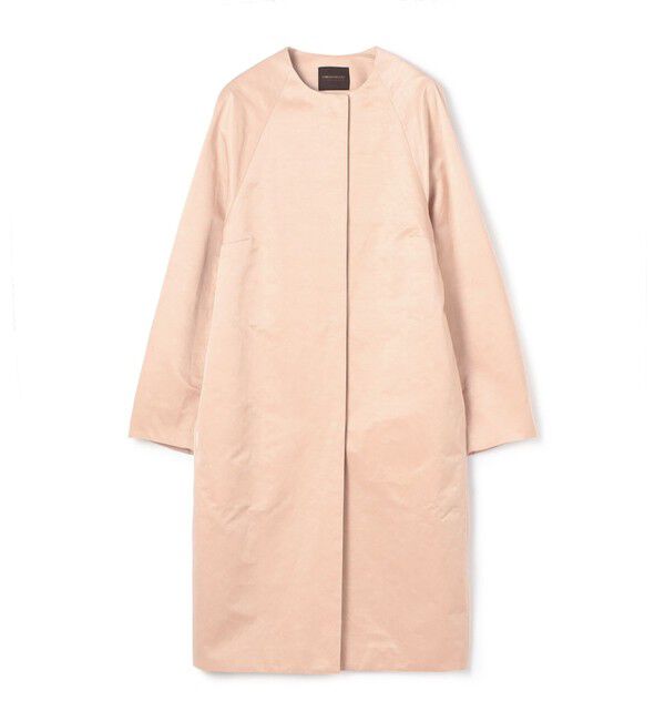 TOMORROWLAND collection「スパークツイル コクーンコート」|ノーカラーコート|33 ピンク