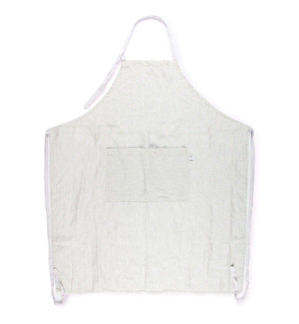 TOMORROWLAND HOME「ストライプリネン エプロン」|食器・キッチングッズ|