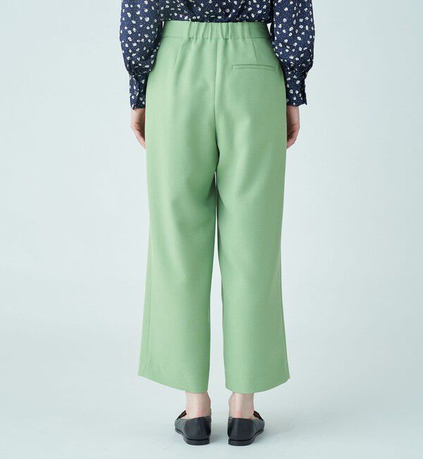 Ballsey「パウダリーストレッチツイル セミワイドパンツ」|その他|