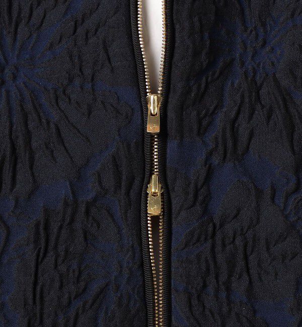 TOMORROWLAND collection「クロッケフラワー ジップアップブルゾン」|ブルゾン・スタジャン|