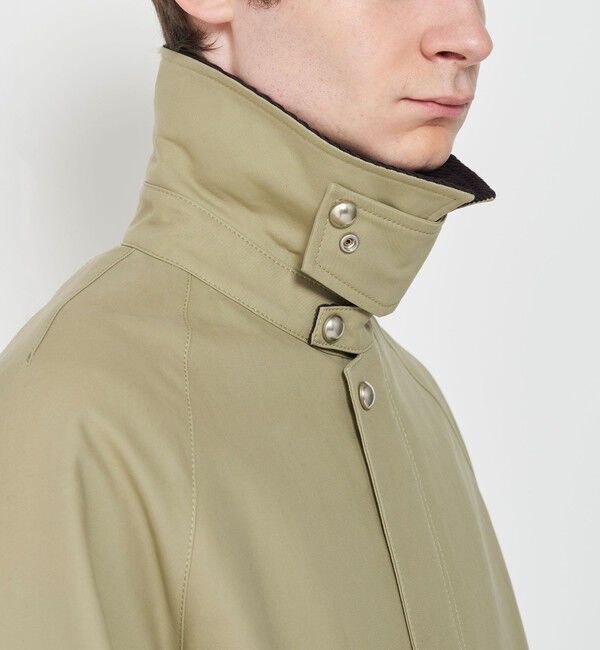 GALERIE VIE「ピーチオイルダブルクロス ステンカラーコート」|ステンカラーコート|