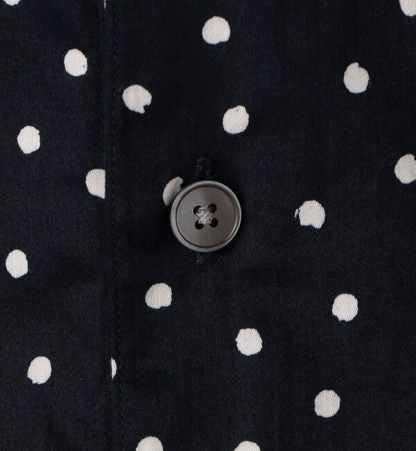 TOMORROWLAND MENS「コットンサテンプリント プルオーバータックシャツ」|シャツ・ブラウス|