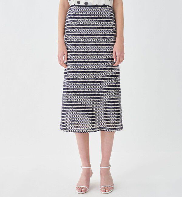 TOMORROWLAND collection「クロッシュトリコット タイトストレートスカート」|タイト|