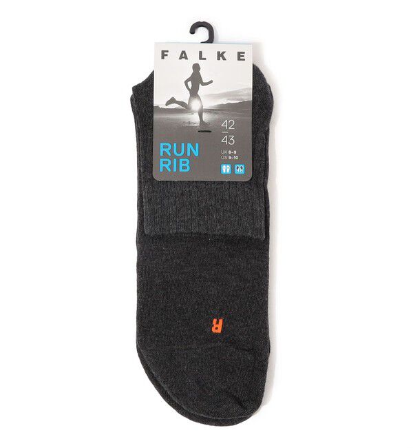 TOMORROWLAND GOODS「FALKE RUN RIB SHORT SOCKS ソックス」|ソックス|17 チャコールグレー