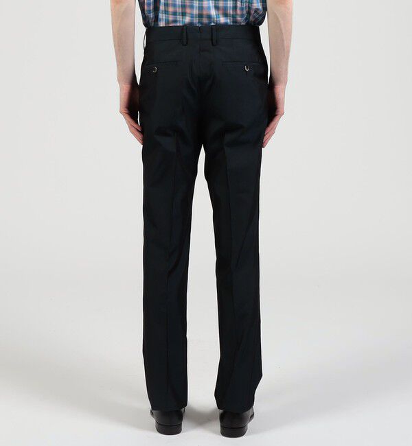 TOMORROWLAND MENS「コットンシルクタイプライター 1プリーツスラックス」|スラックス|