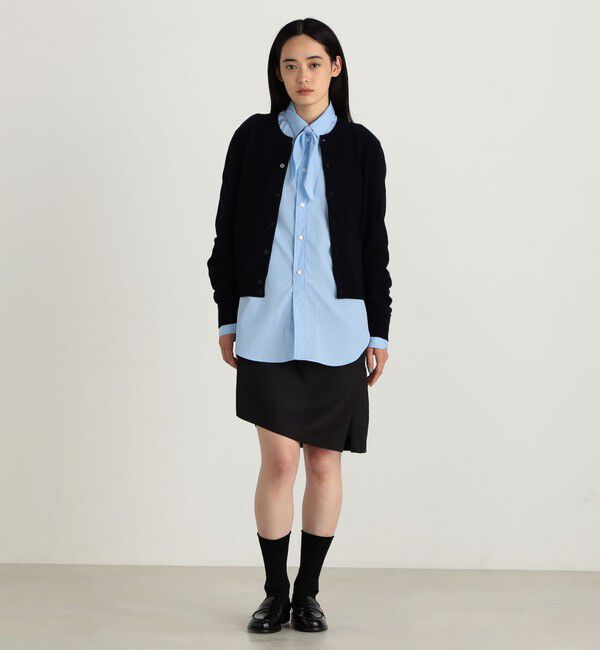 Edition「スーピマコットン スカーフタイブラウス」|シャツ・ブラウス|