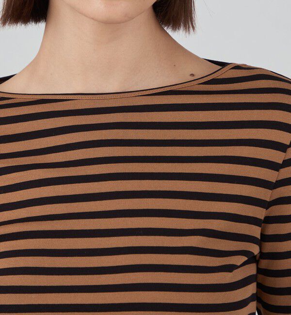 TOMORROWLAND collection「コットンフライスボーダー ロングスリーブプルオーバー」|Tシャツ・カットソー|