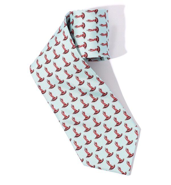 TOMORROWLAND GOODS「Kinloch シルク モチーフネクタイ」|ネクタイ・蝶ネクタイ|66 ブルー系