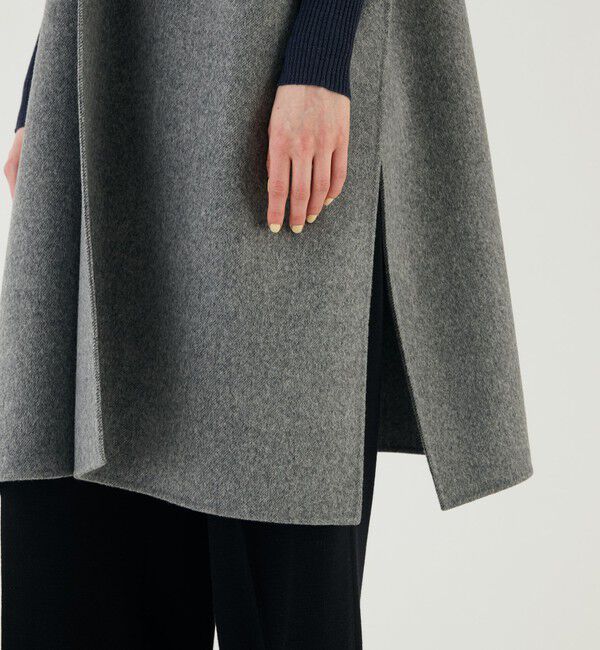 GALERIE VIE「ダブルフェイス フーデットロングジレ」|ダウンベスト・ベスト|