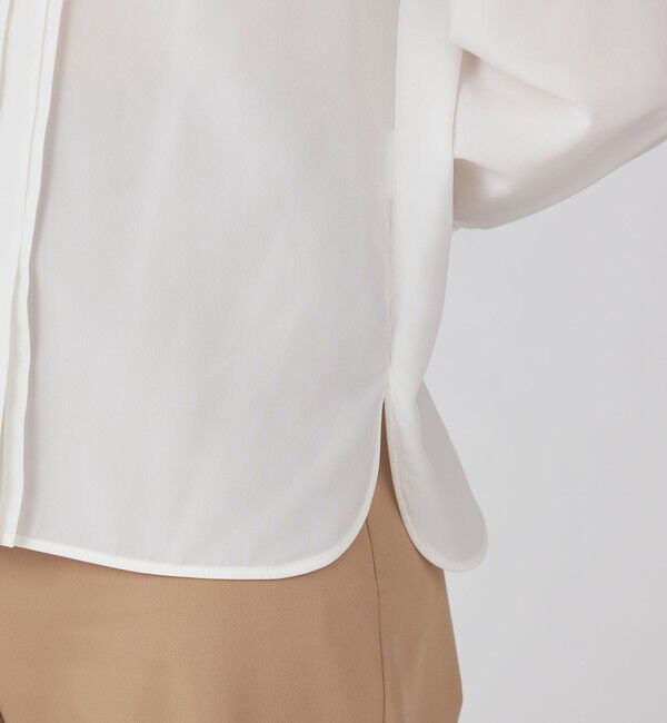 Ballsey「クリアデシン メタルボタンシャツブラウス」|シャツ・ブラウス|