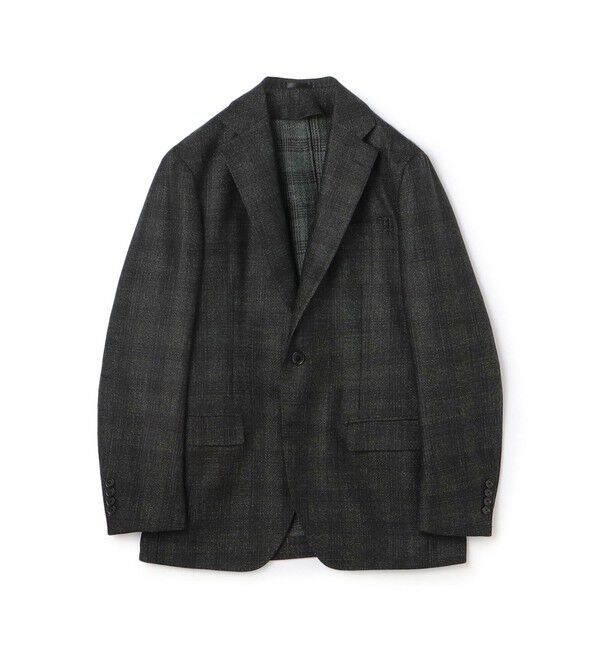 TOMORROWLAND MENS「ウールシルクカシミヤ シングルブレステッド2Bジャケット LORO PIANA SILK AIR」|テーラードジャケット|58 ダークグリーン系