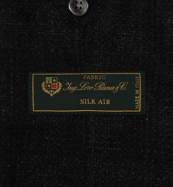 TOMORROWLAND MENS「ウールシルクカシミヤ シングルブレステッド2Bジャケット LORO PIANA SILK AIR」|テーラードジャケット|