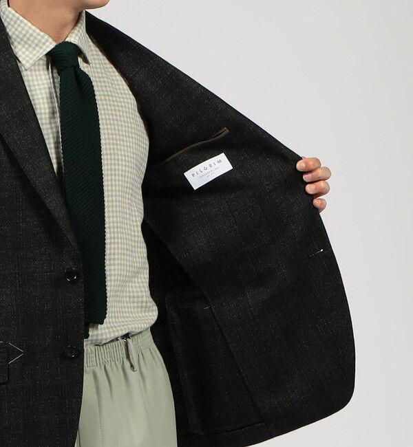 TOMORROWLAND MENS「ウールシルクカシミヤ シングルブレステッド2Bジャケット LORO PIANA SILK AIR」|テーラードジャケット|