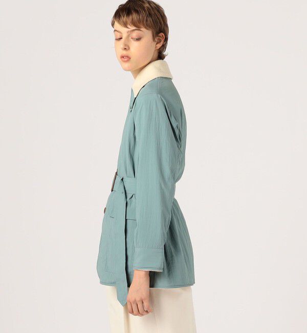 BACCA「レーヨンウール リバーシブルジャケット」|ダッフルコート|